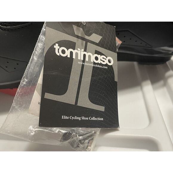 TOMMASO STRADA 100 CLEAT COMPATIBLE ROAD and INDOOR CYCLING SHOES SZ 45-11.5 Men - Picture 2 of 7
